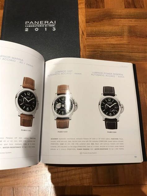 panerai 2018 catalogue|panerai database.